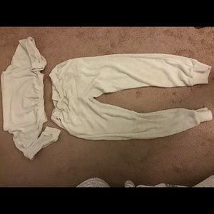 Fashion nova jogging set , off shoulder